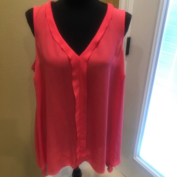 Apt. 9 Tops - Pink sleeveless blouse size 0x Apt. 9 Tops - Pink sleeveless blouse size 0x
